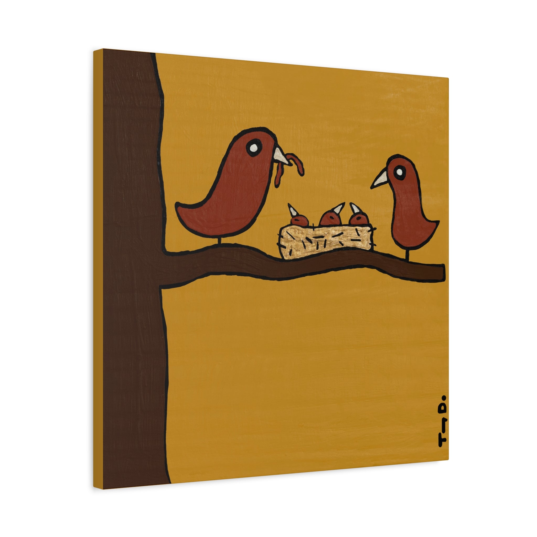 Tony Dotson Family support Matte Canvas, Stretched, 1.25"