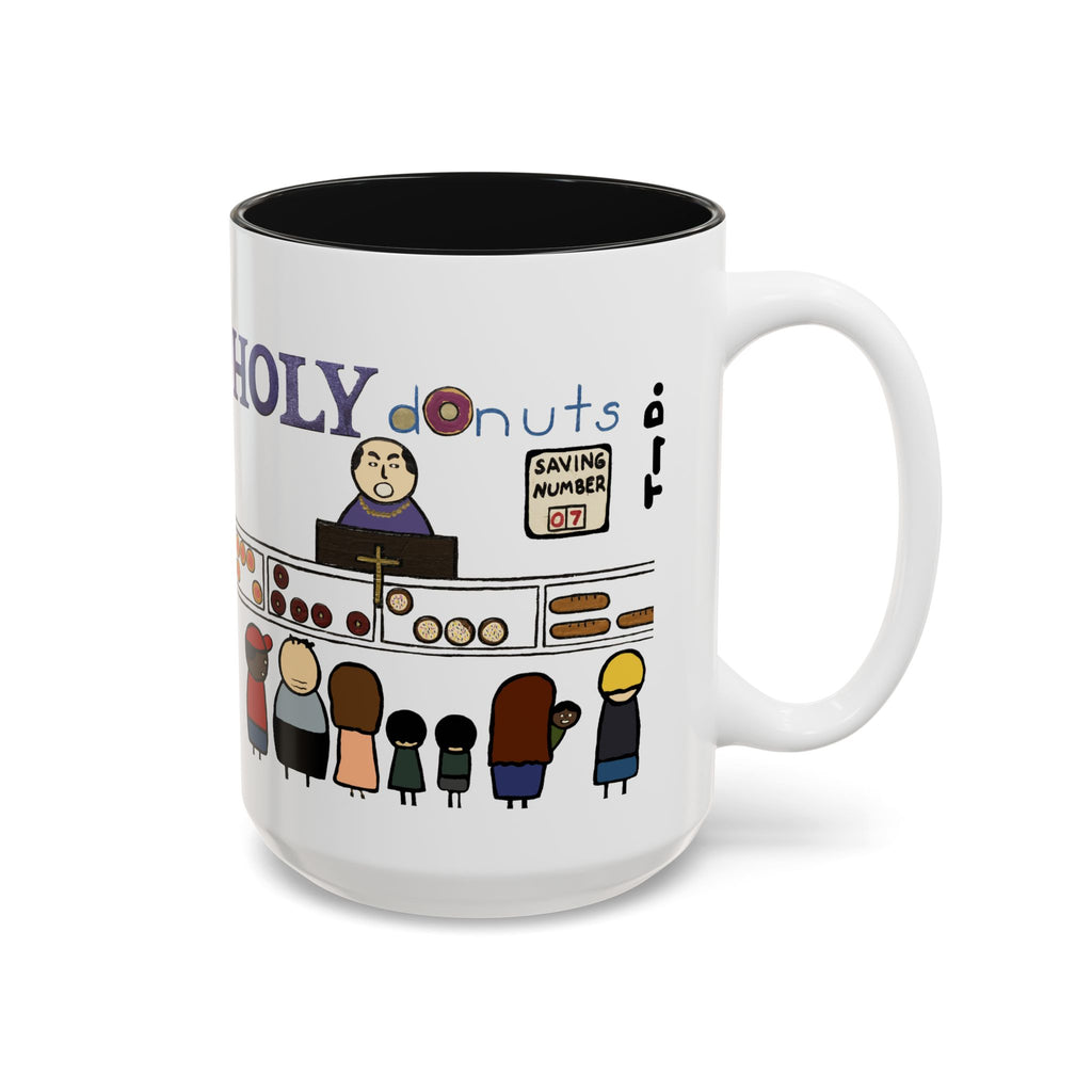 Tony Dotson Holy Donuts Ceramic Mug  (15oz)