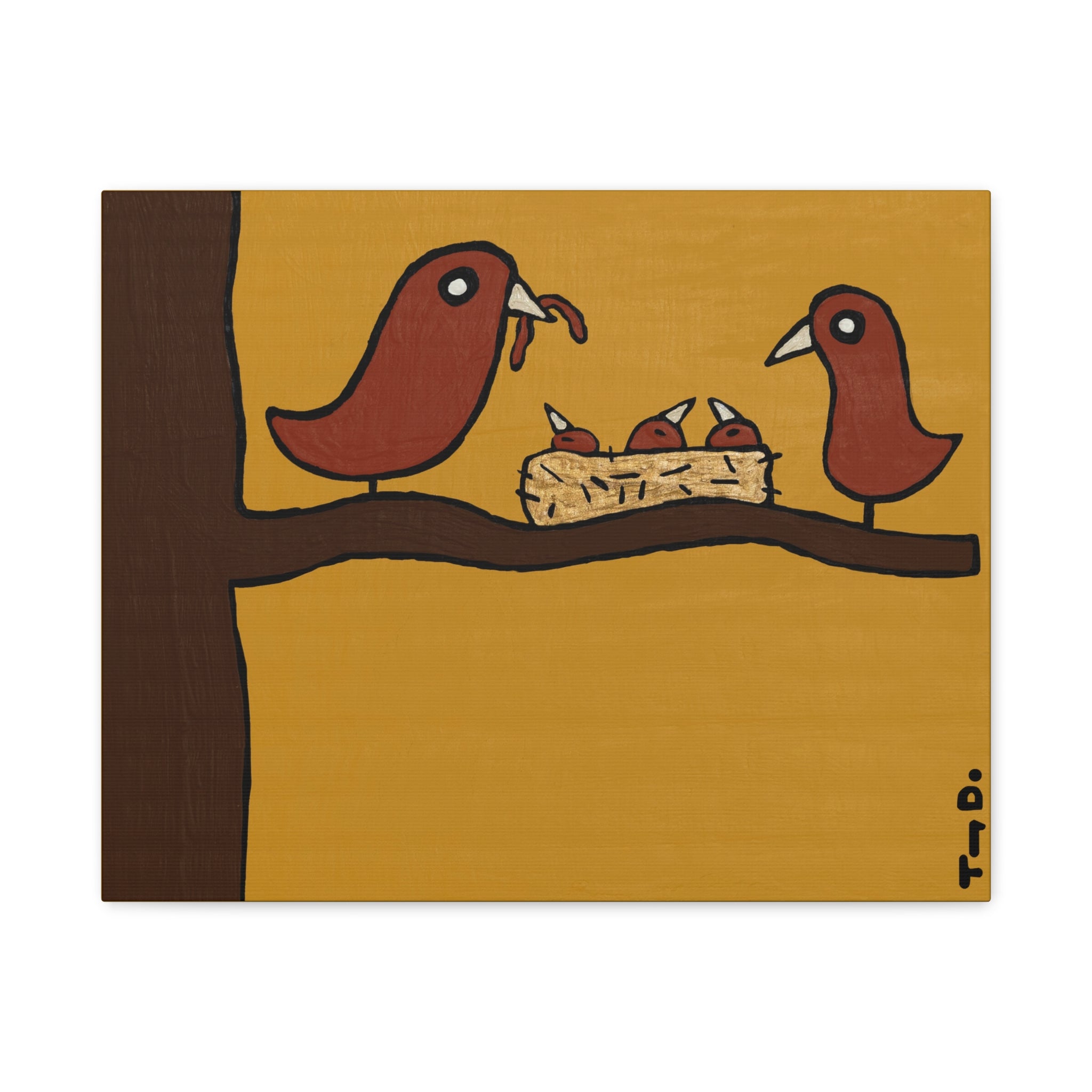 Tony Dotson Family support Matte Canvas, Stretched, 1.25"