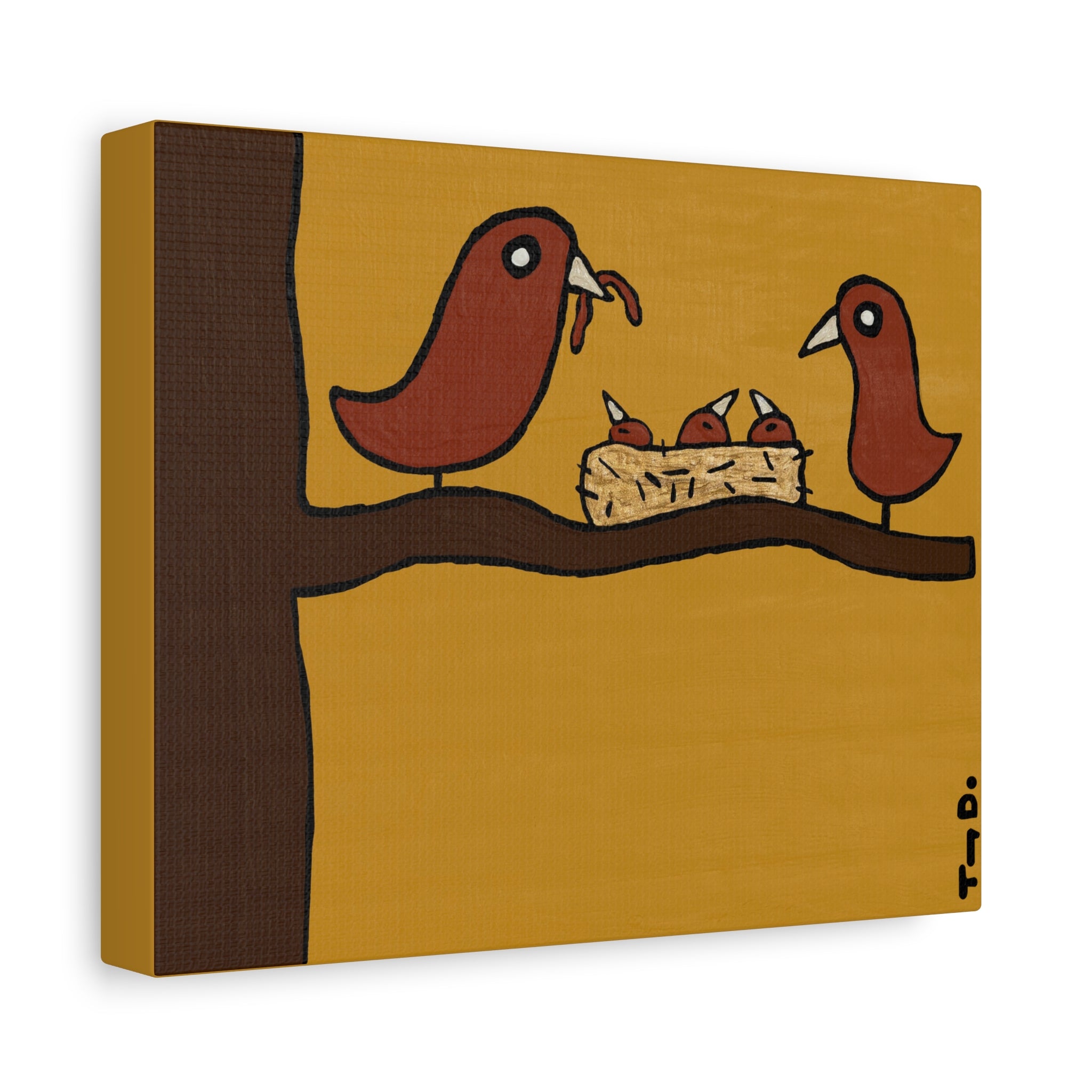 Tony Dotson Family support Matte Canvas, Stretched, 1.25"
