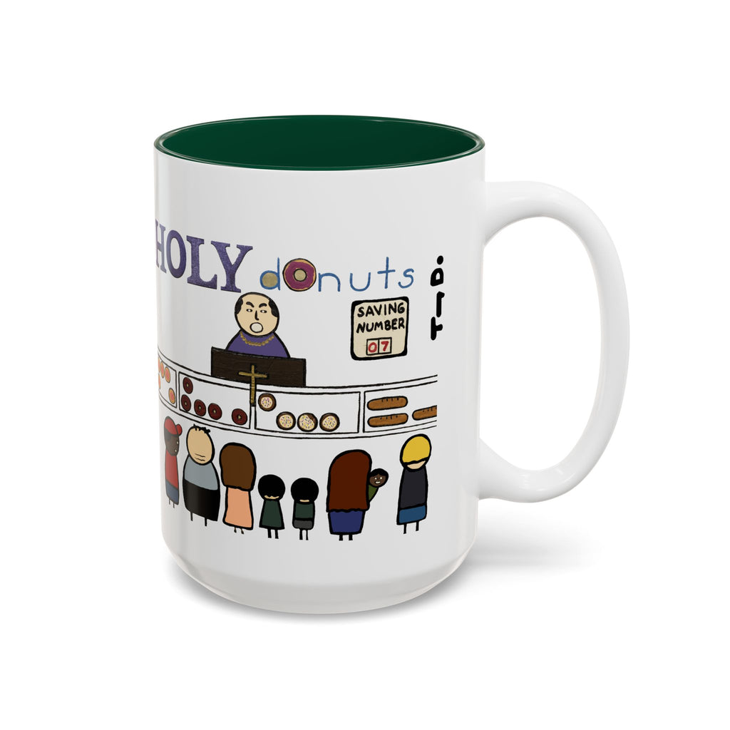 Tony Dotson Holy Donuts Ceramic Mug  (15oz)