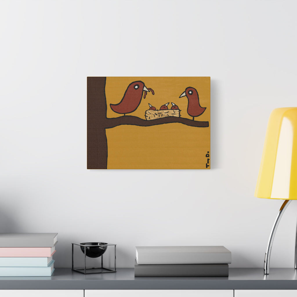 Tony Dotson Family support Matte Canvas, Stretched, 1.25"