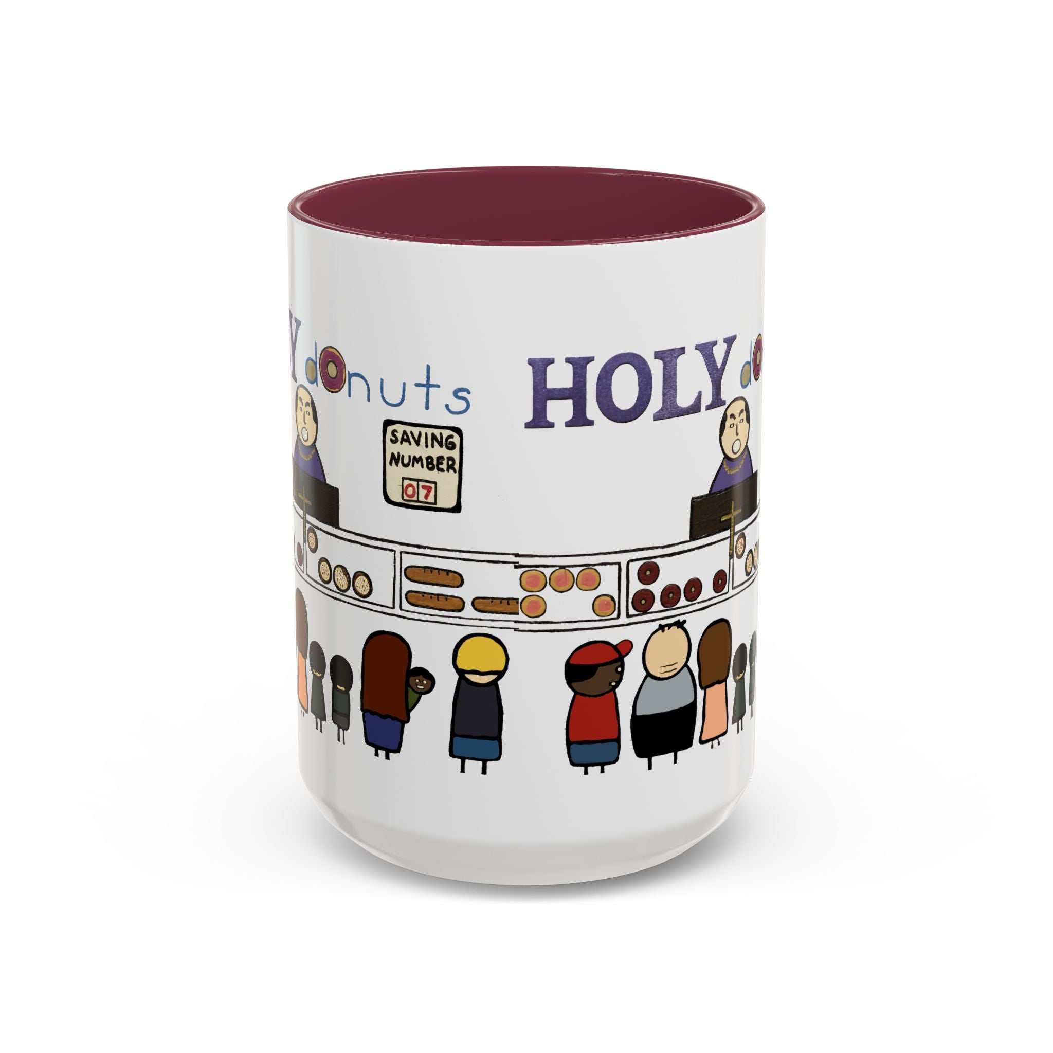 Tony Dotson Holy Donuts Ceramic Mug  (15oz)
