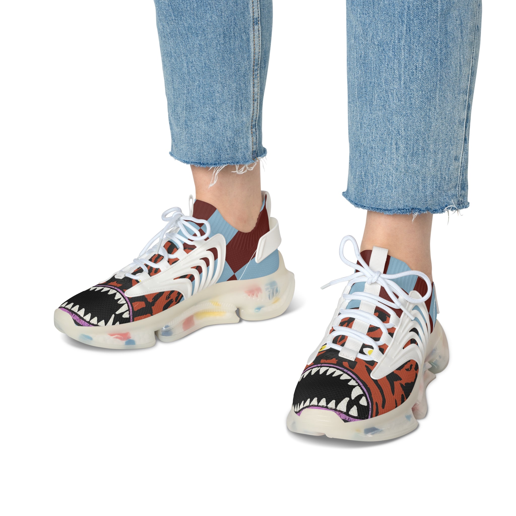 Tony Dotson Circus Tiger Women's Mesh Trainers