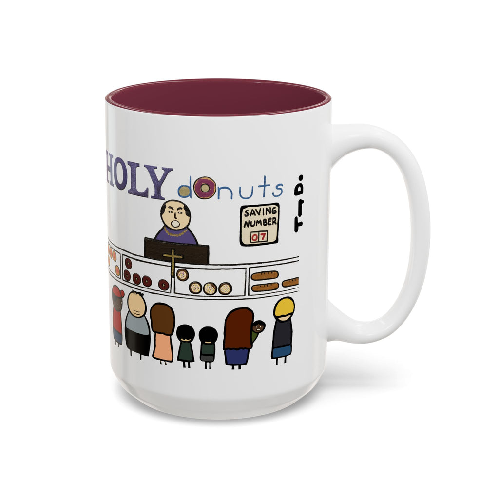 Tony Dotson Holy Donuts Ceramic Mug  (15oz)