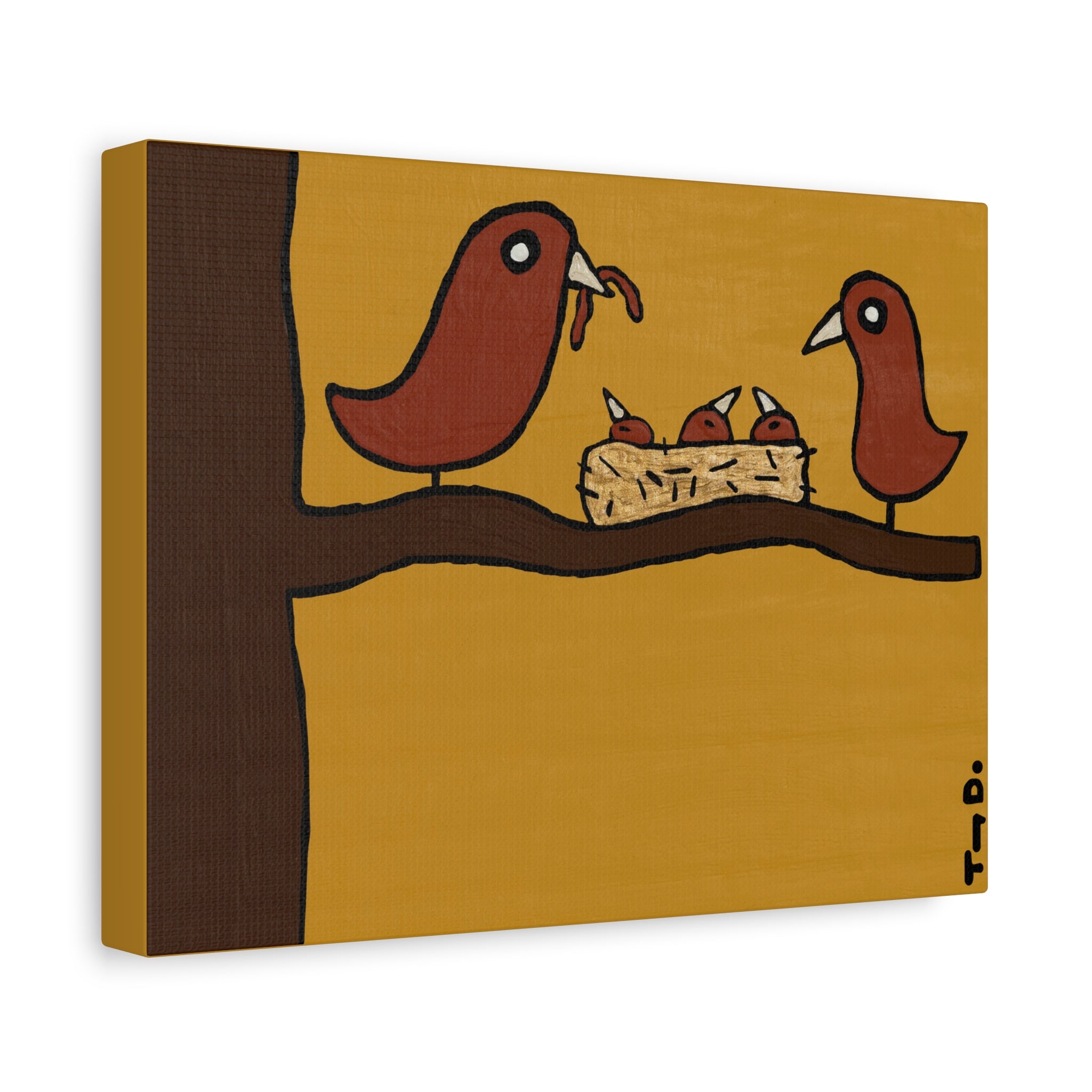 Tony Dotson Family support Matte Canvas, Stretched, 1.25"