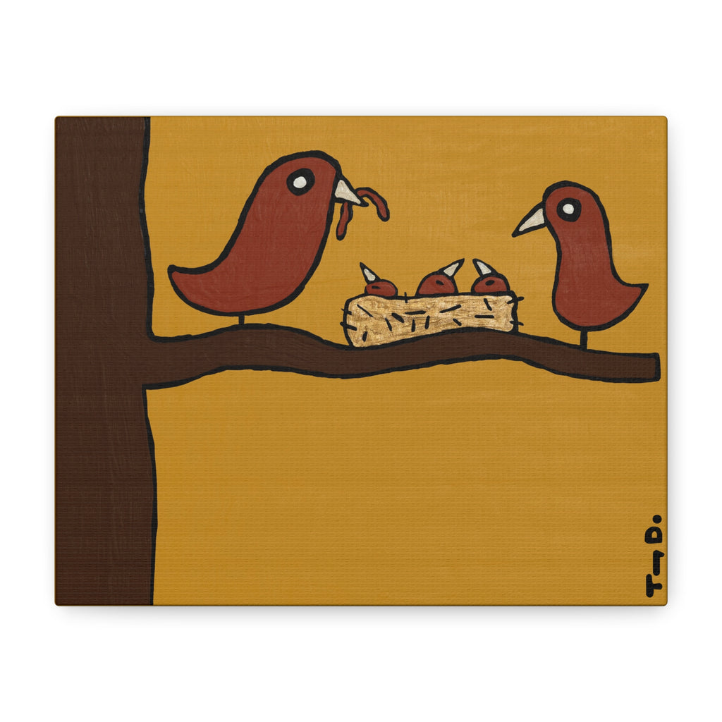 Tony Dotson Family support Matte Canvas, Stretched, 1.25"