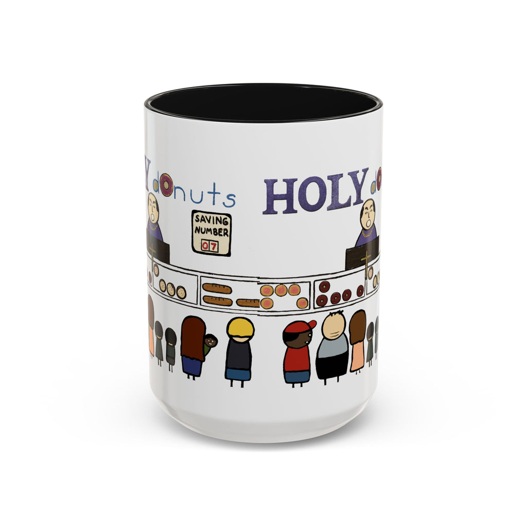 Tony Dotson Holy Donuts Ceramic Mug  (15oz)