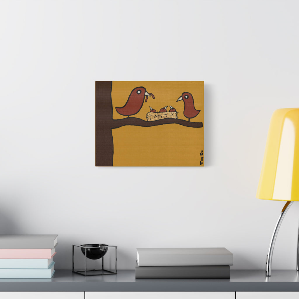 Tony Dotson Family support Matte Canvas, Stretched, 1.25"