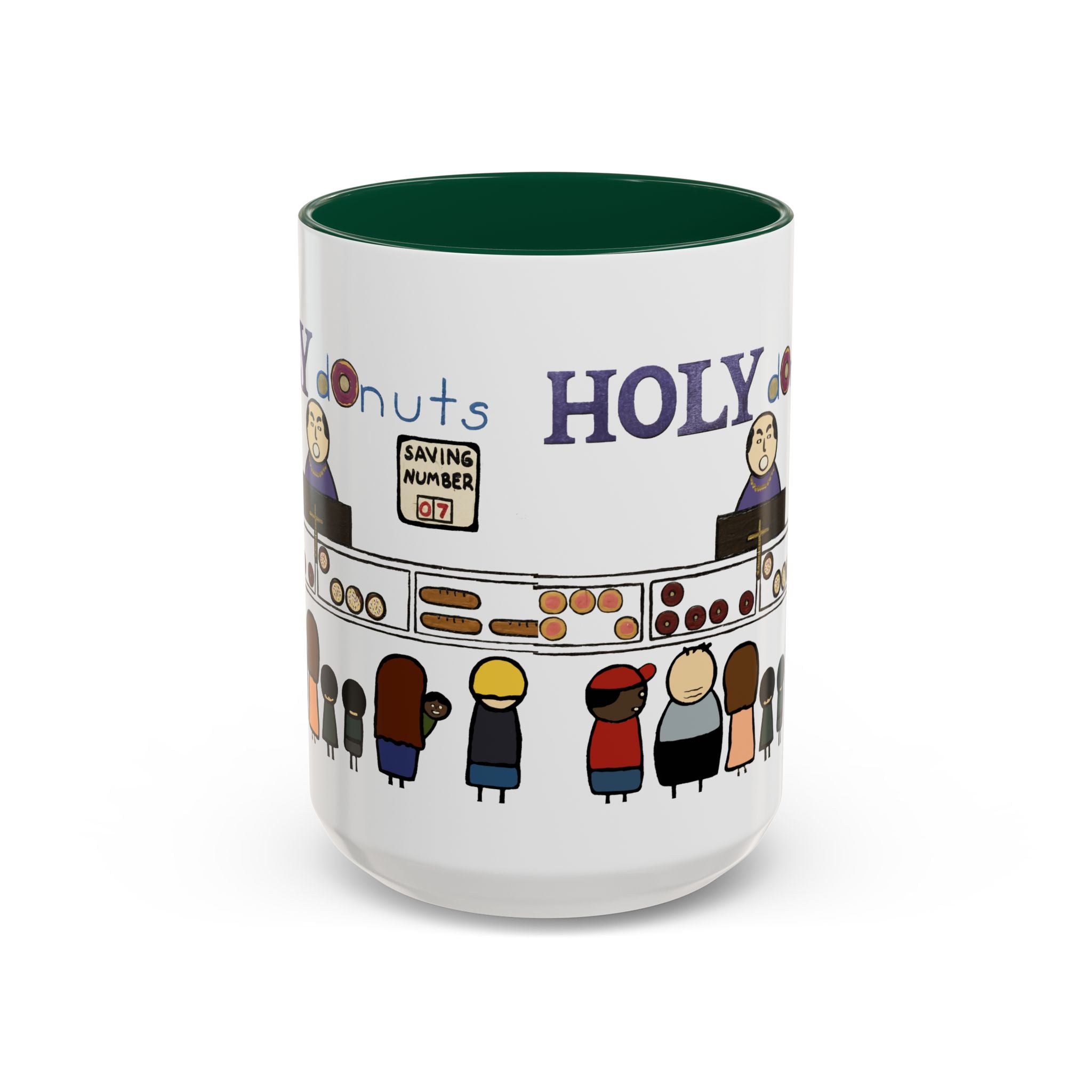 Tony Dotson Holy Donuts Ceramic Mug  (15oz)