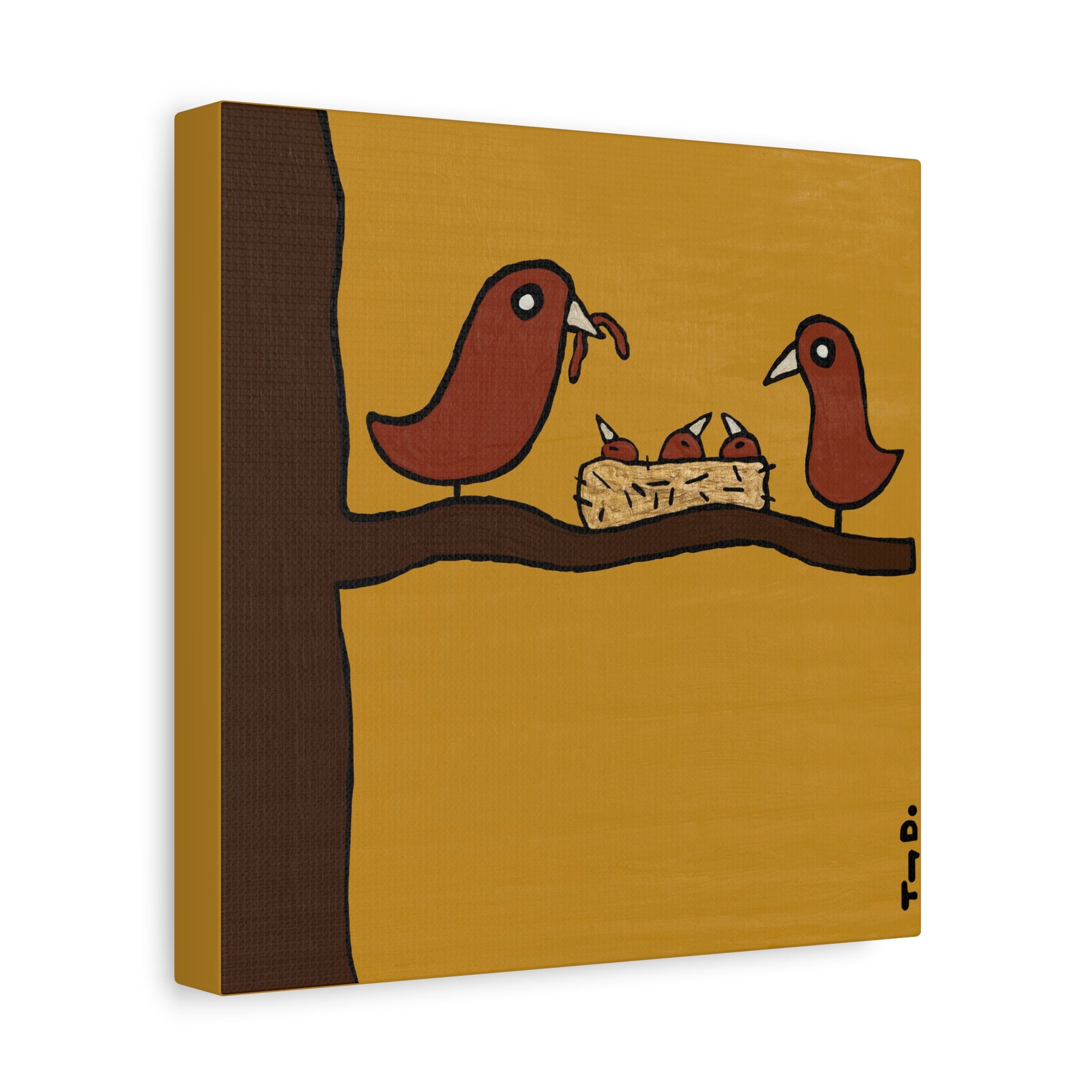 Tony Dotson Family support Matte Canvas, Stretched, 1.25"