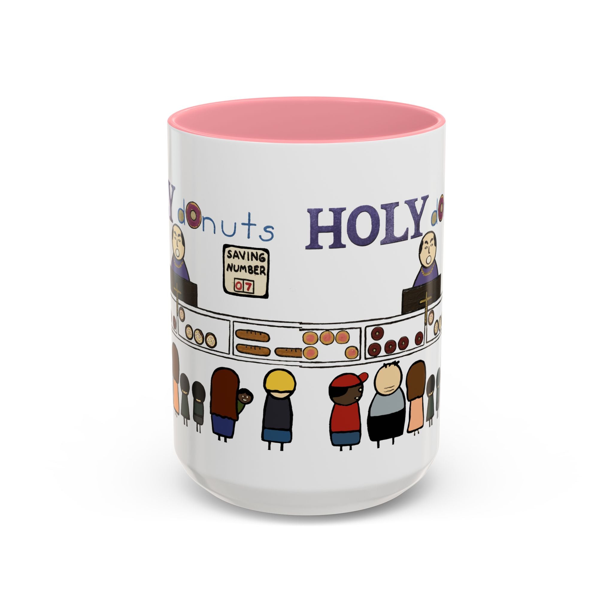 Tony Dotson Holy Donuts Ceramic Mug  (15oz)
