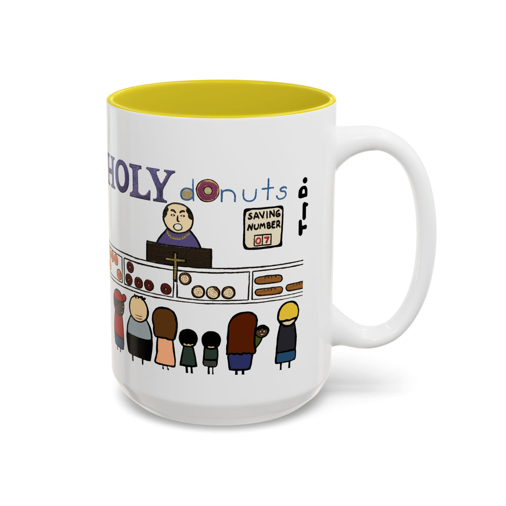 Tony Dotson Holy Donuts Ceramic Mug  (15oz)