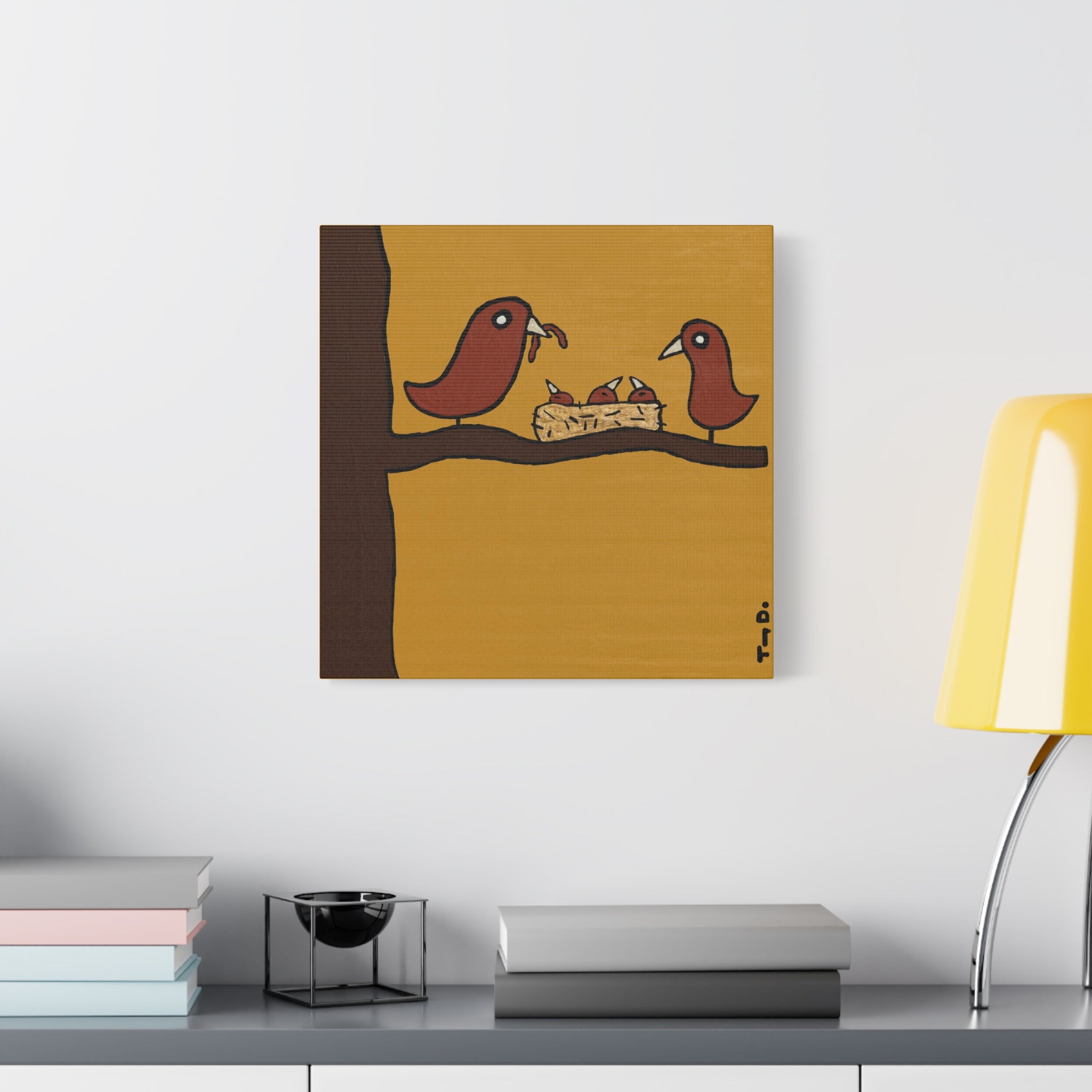 Tony Dotson Family support Matte Canvas, Stretched, 1.25"