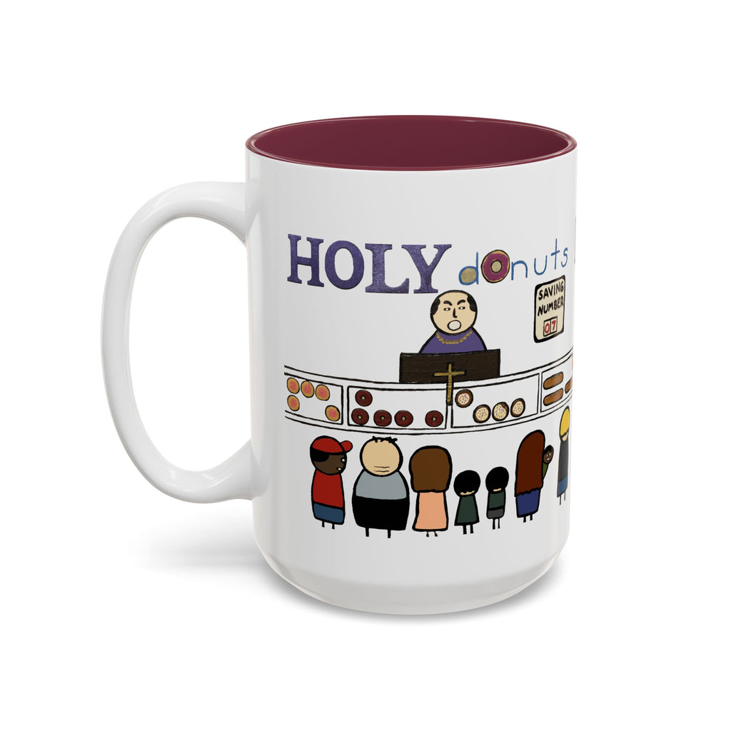 Tony Dotson Holy Donuts Ceramic Mug  (15oz)