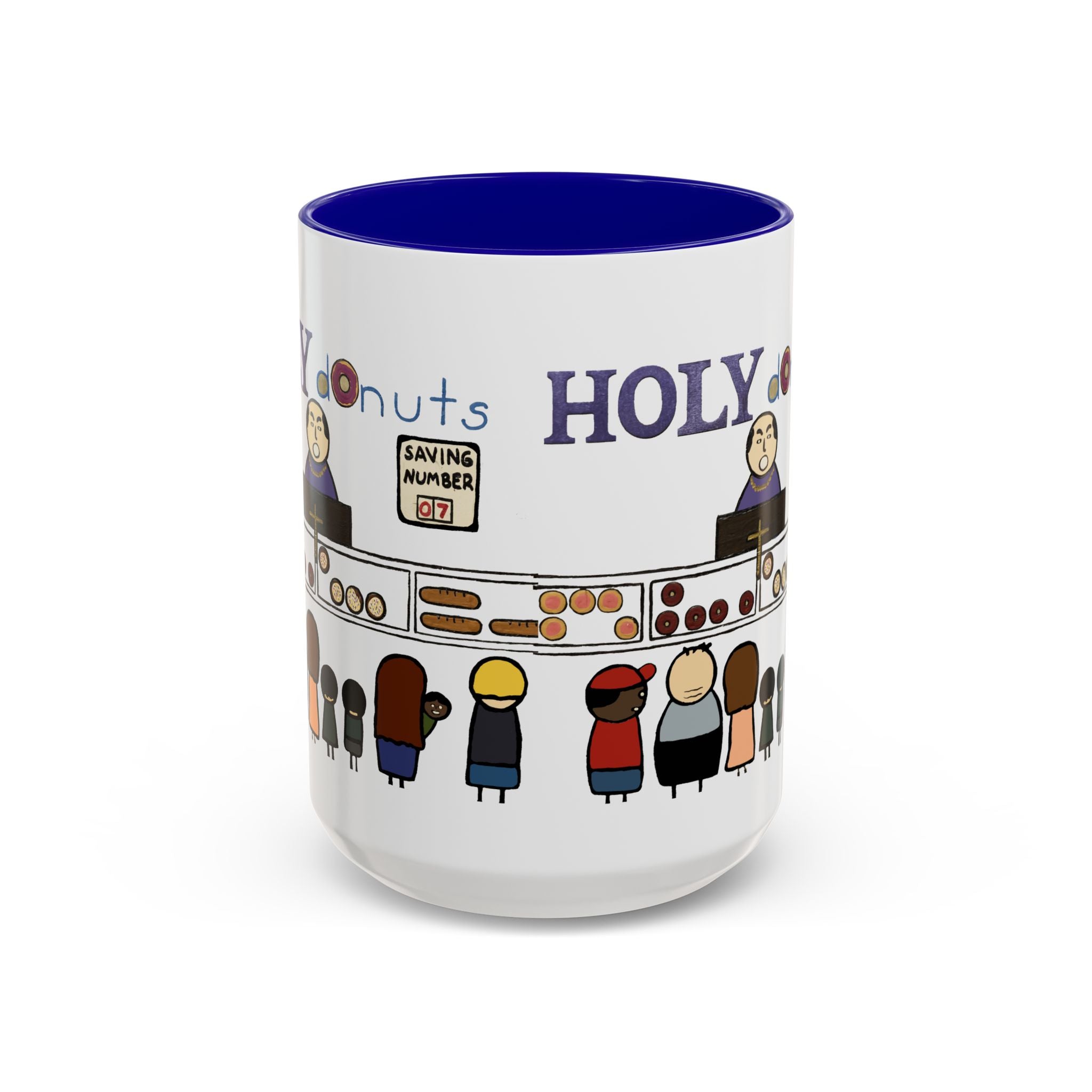 Tony Dotson Holy Donuts Ceramic Mug  (15oz)
