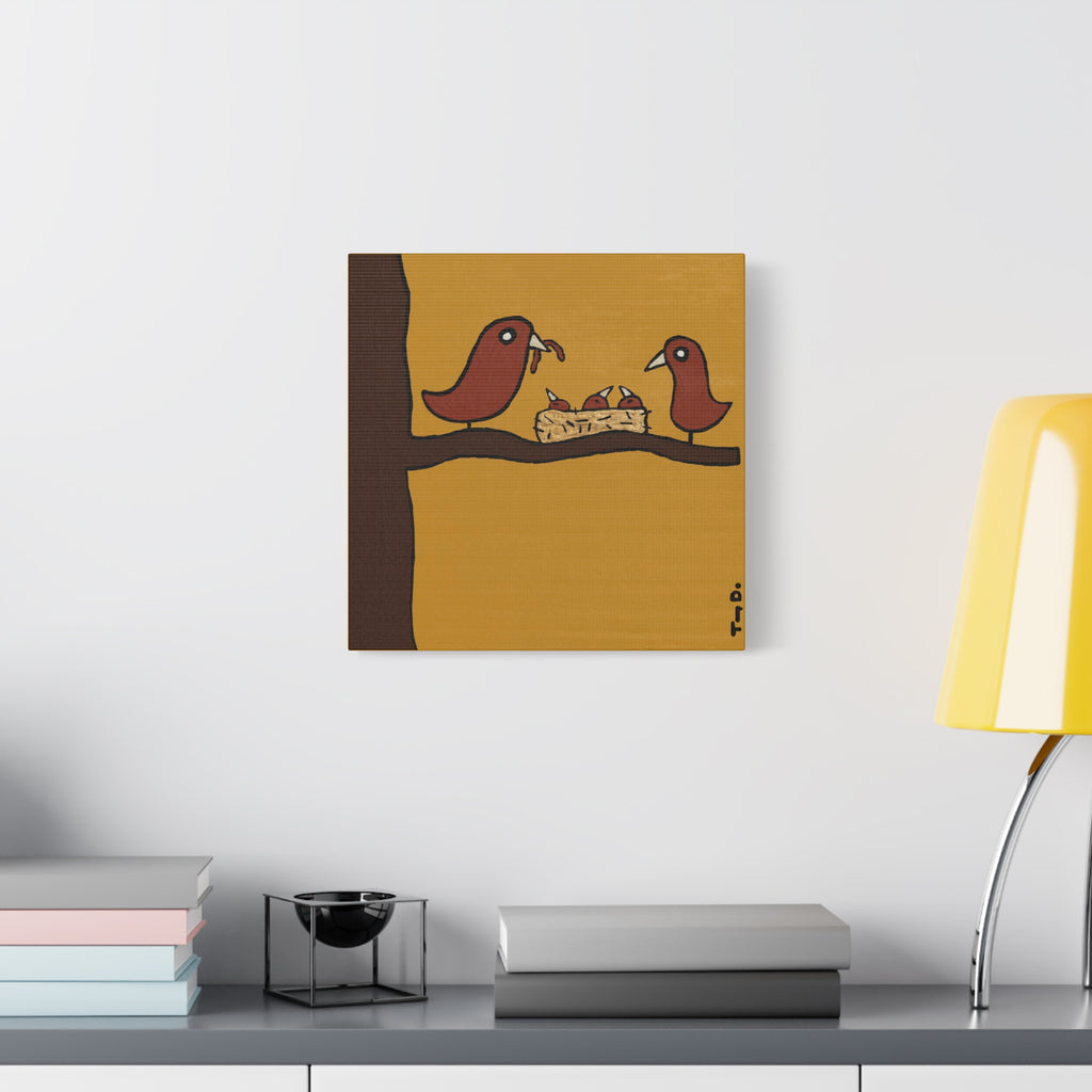 Tony Dotson Family support Matte Canvas, Stretched, 1.25"