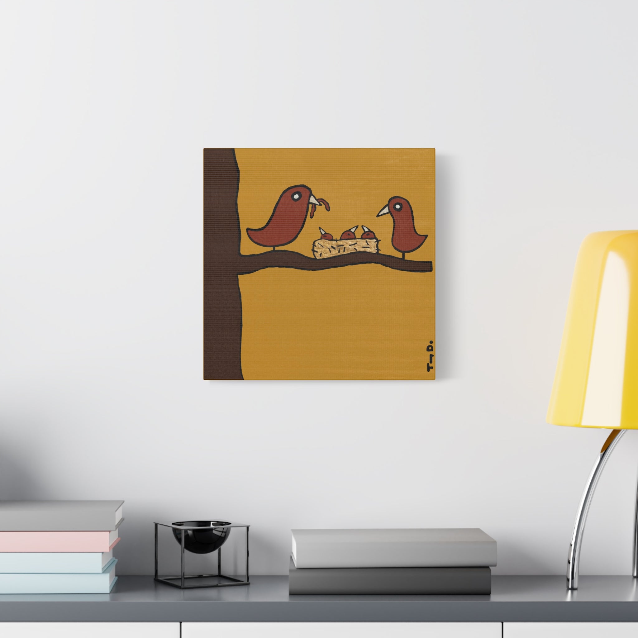 Tony Dotson Family support Matte Canvas, Stretched, 1.25"