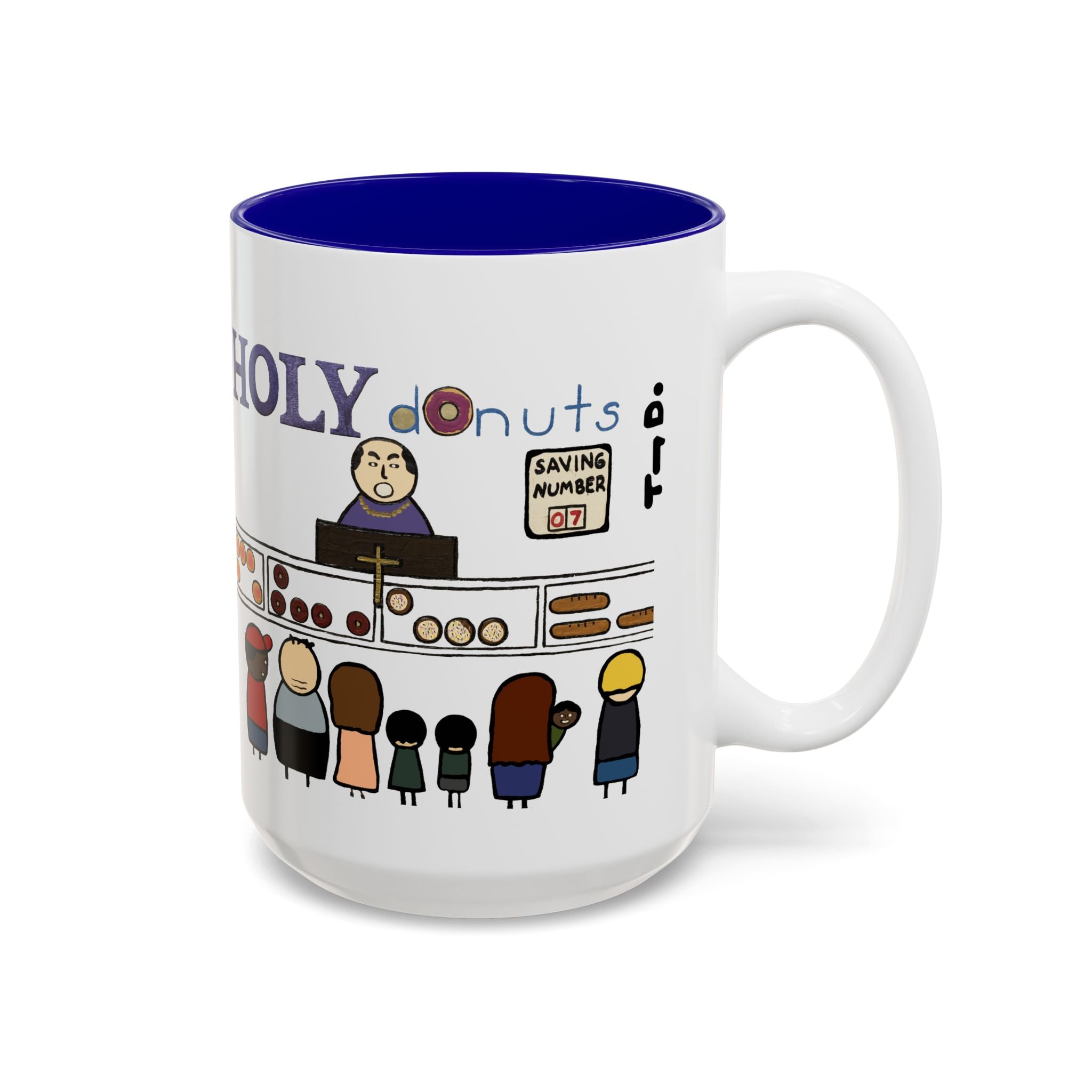 Tony Dotson Holy Donuts Ceramic Mug  (15oz)