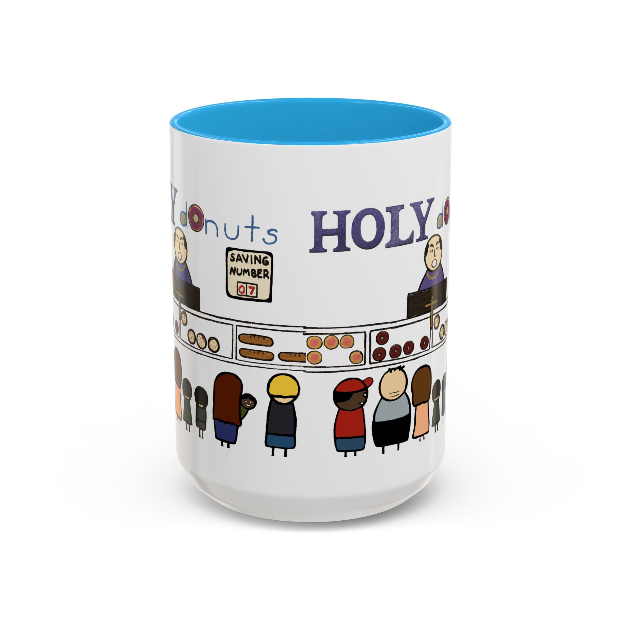 Tony Dotson Holy Donuts Ceramic Mug  (15oz)