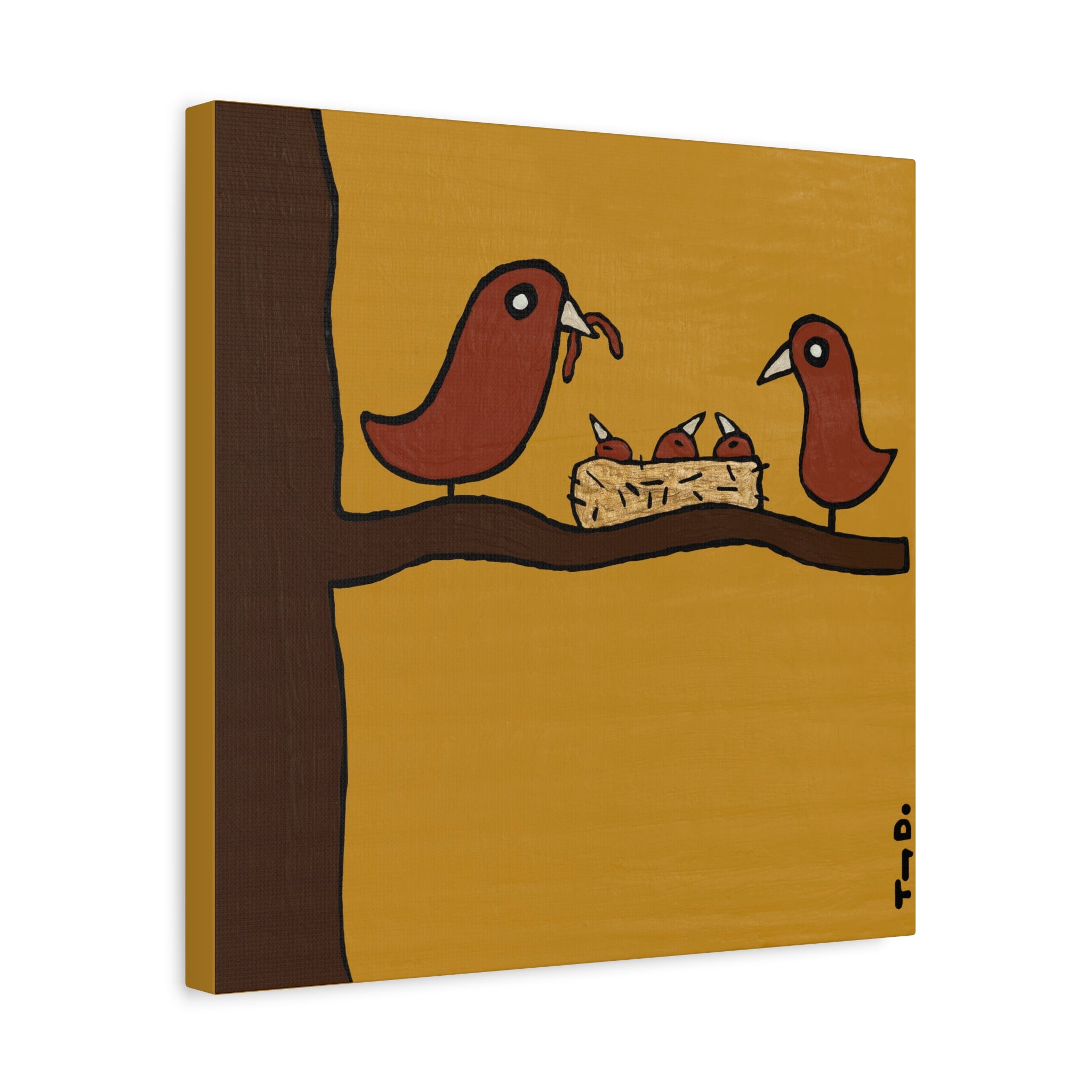 Tony Dotson Family support Matte Canvas, Stretched, 1.25"