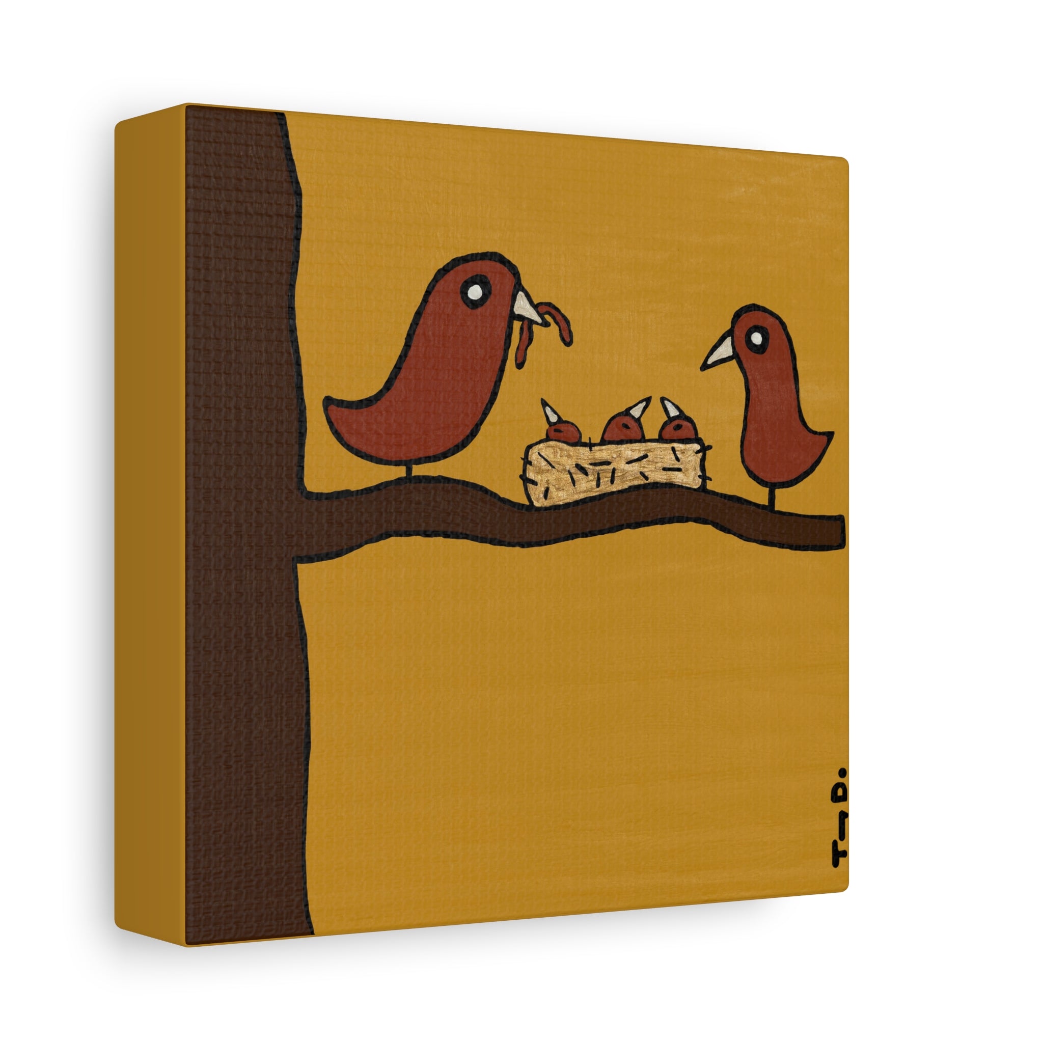 Tony Dotson Family support Matte Canvas, Stretched, 1.25"