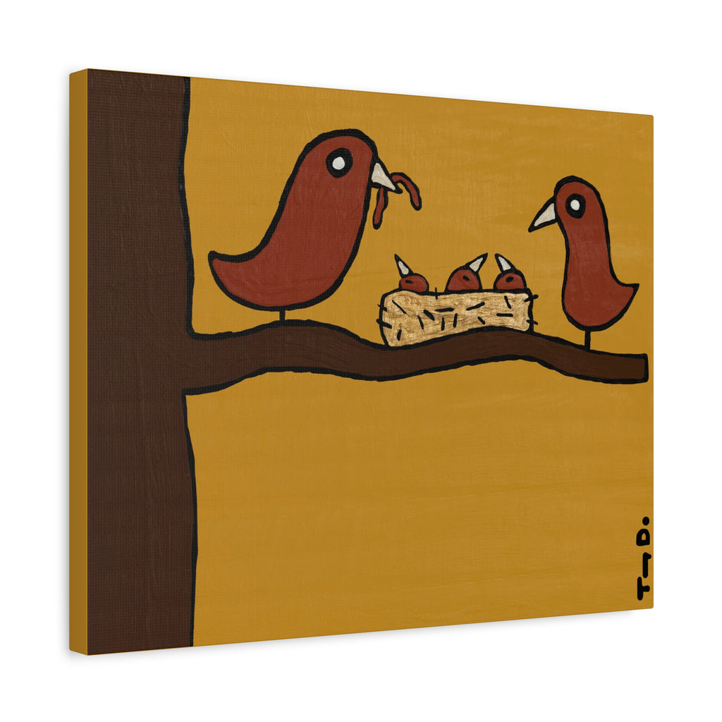 Tony Dotson Family support Matte Canvas, Stretched, 1.25"