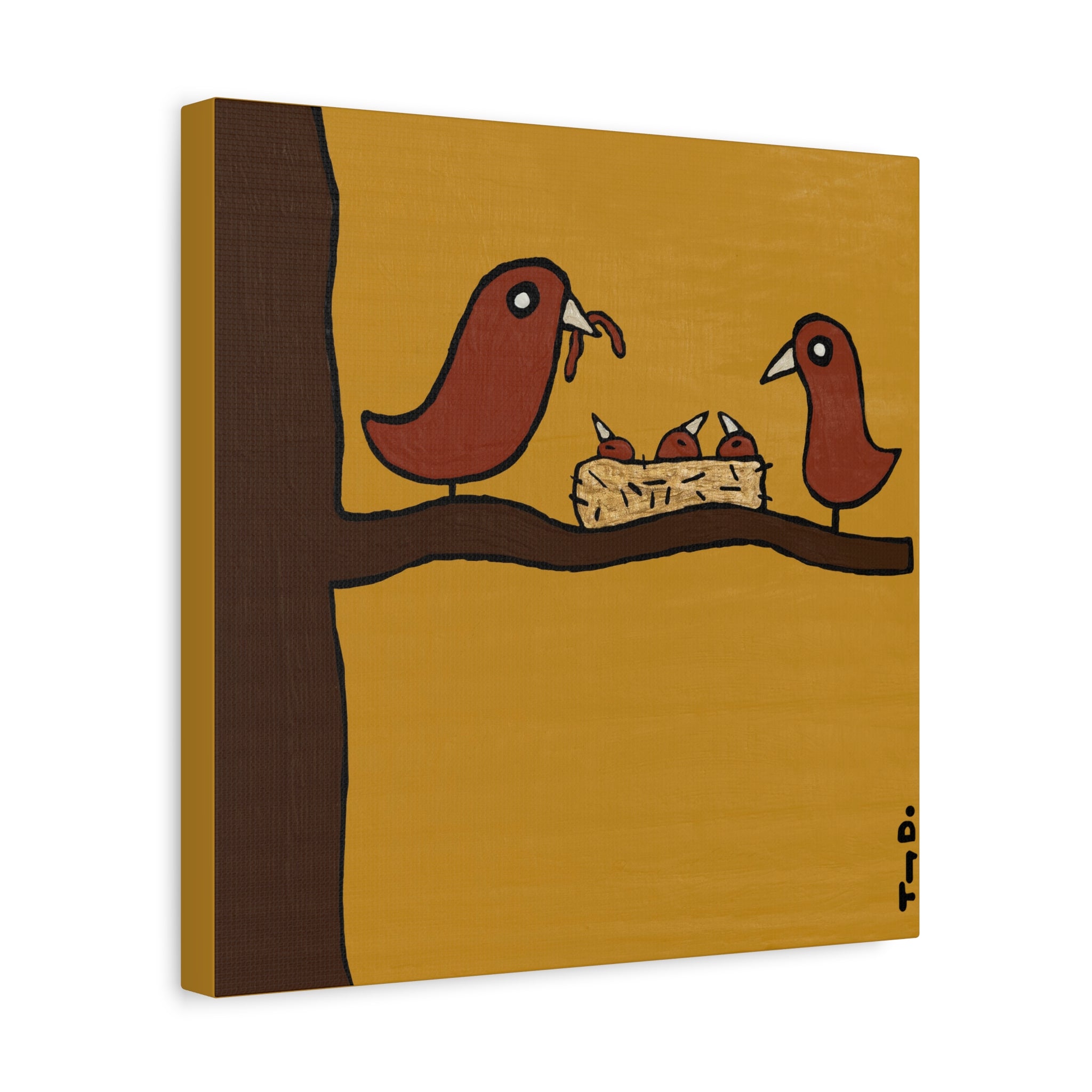 Tony Dotson Family support Matte Canvas, Stretched, 1.25"