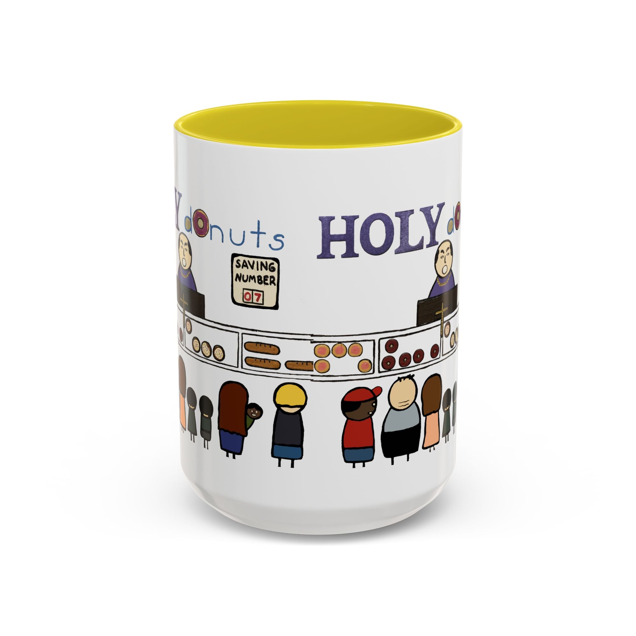 Tony Dotson Holy Donuts Ceramic Mug  (15oz)