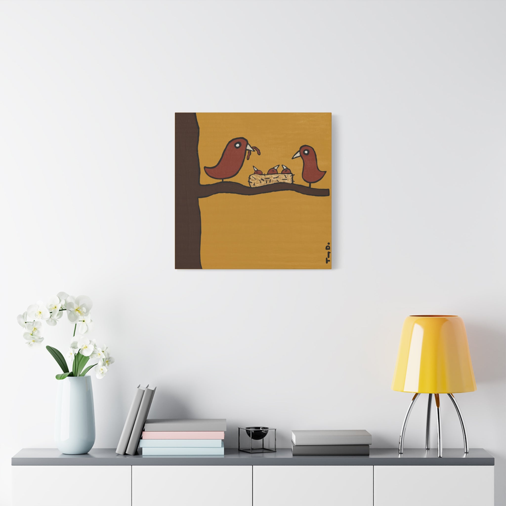 Tony Dotson Family support Matte Canvas, Stretched, 1.25"