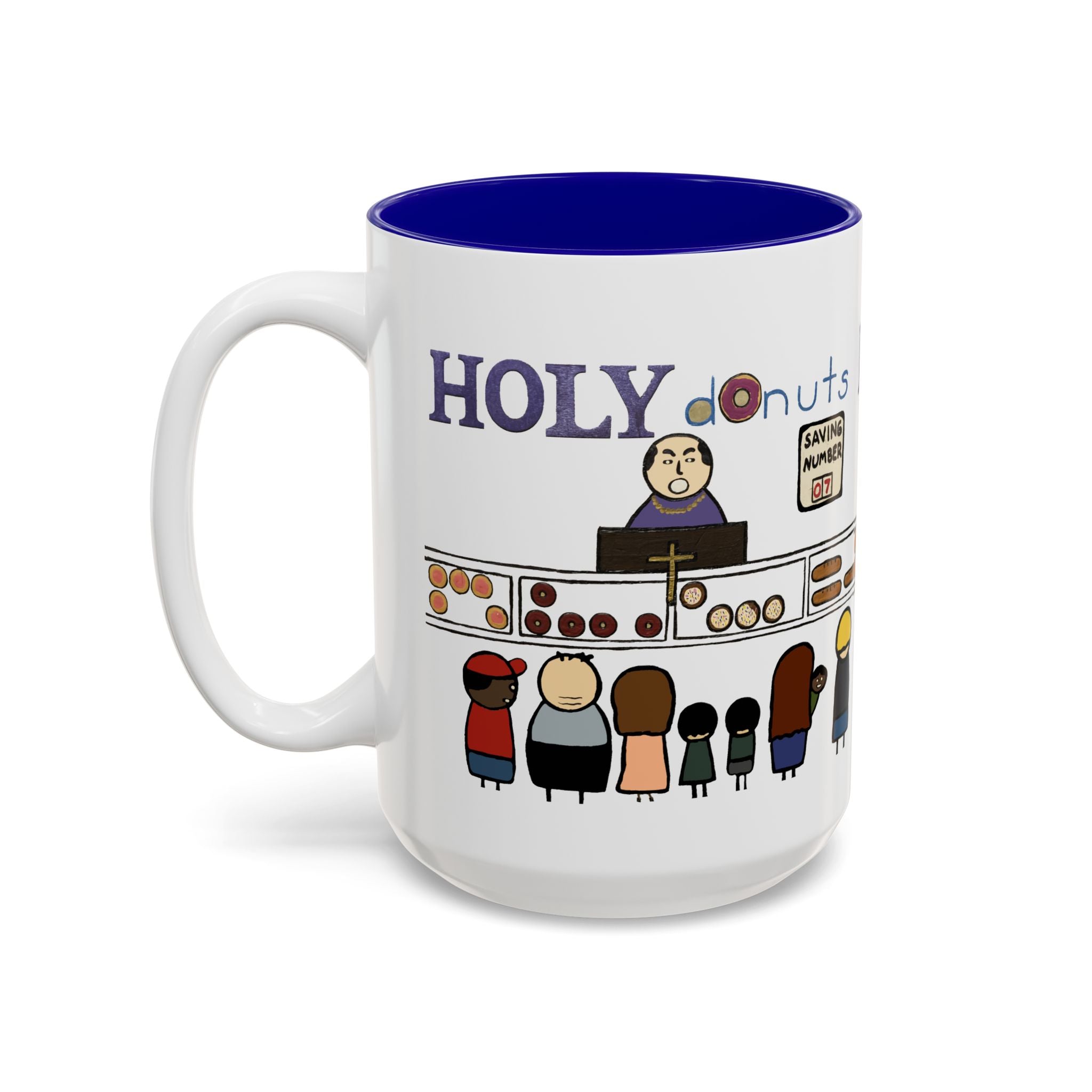 Tony Dotson Holy Donuts Ceramic Mug  (15oz)