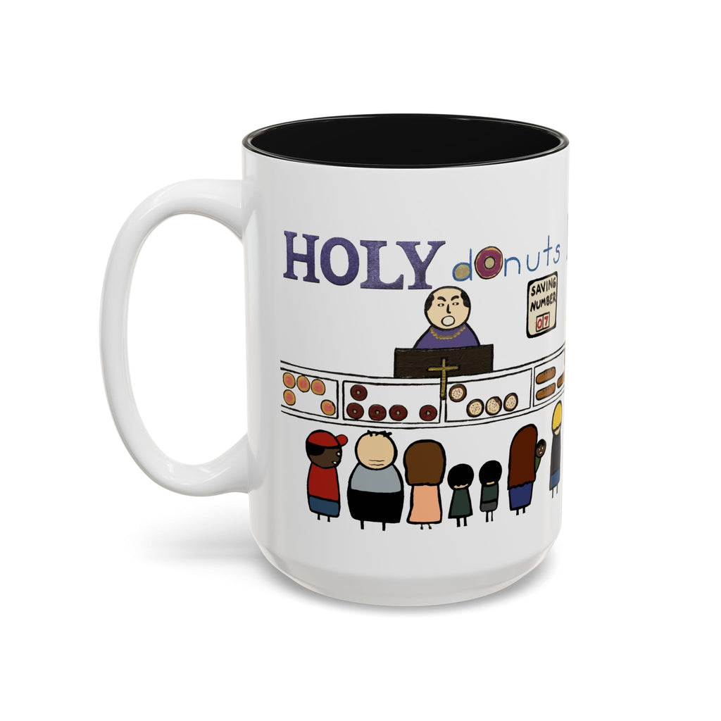Tony Dotson Holy Donuts Ceramic Mug  (15oz)