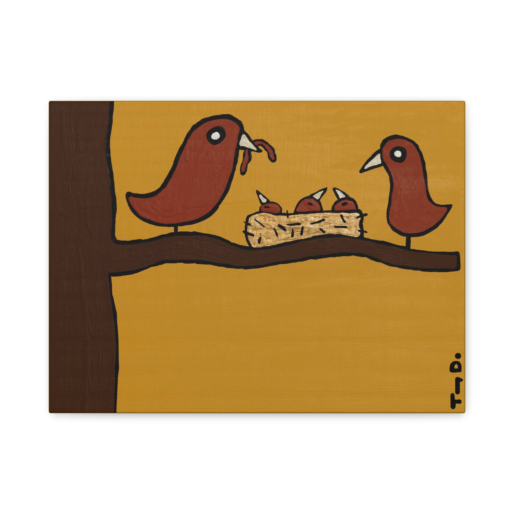Tony Dotson Family support Matte Canvas, Stretched, 1.25"